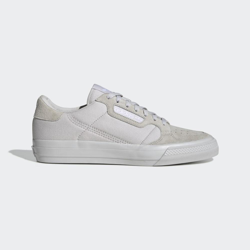 Adidas Men's Continental Vulc Originals Shoes Grey/White Ireland EF3533